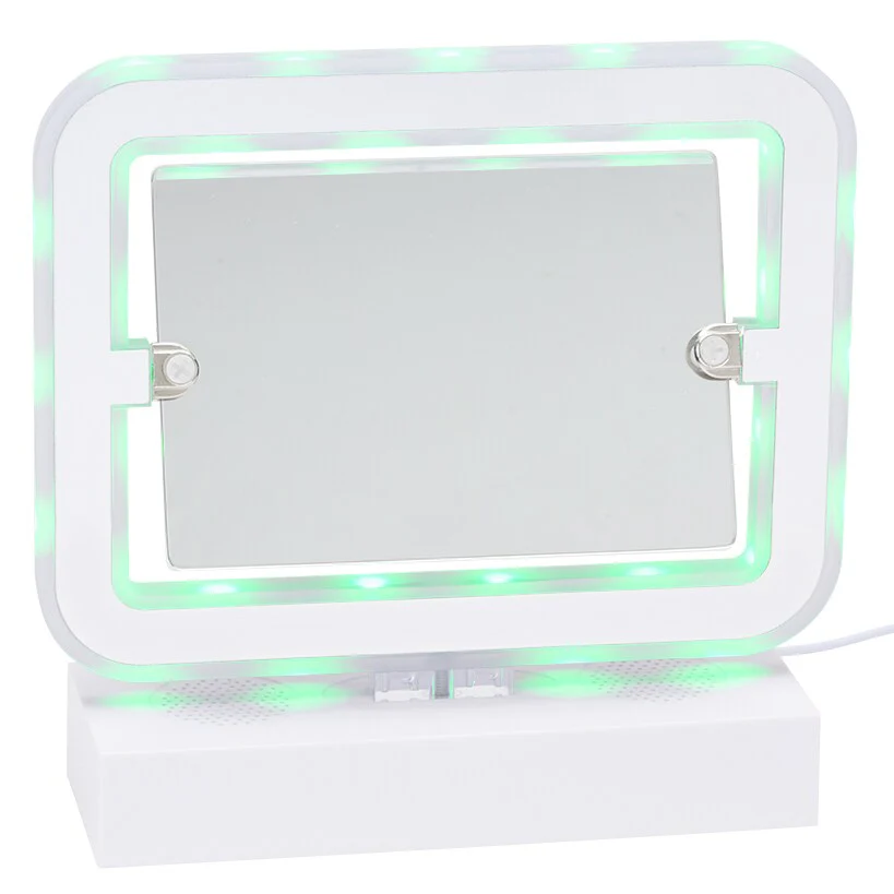 Photo Light Up Makeup Mirror With Bluetooth USB Speaker - Image 2