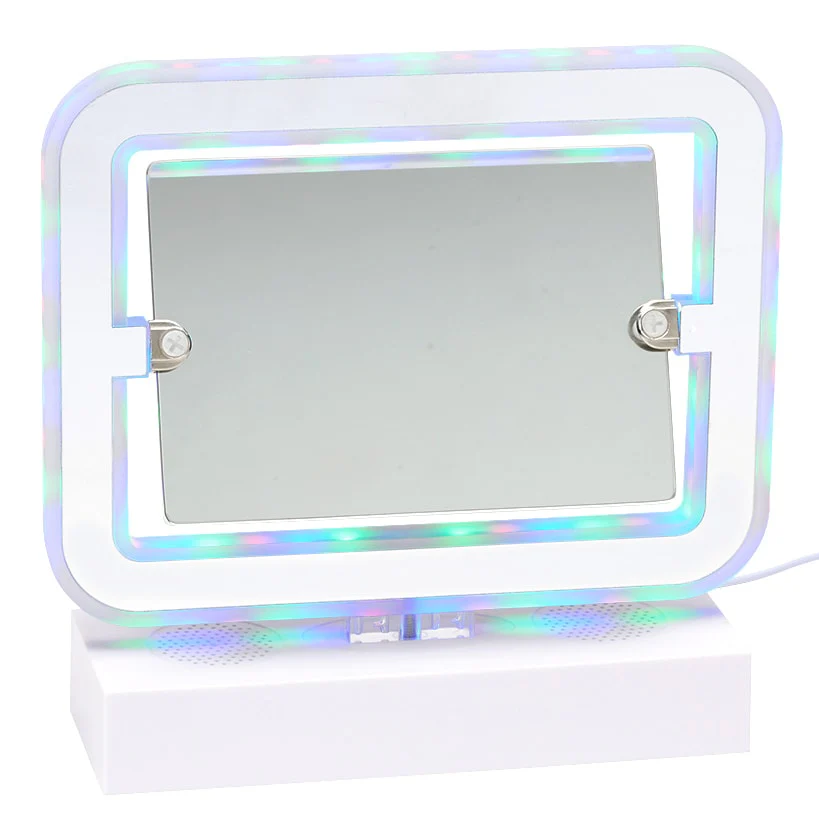 Photo Light Up Makeup Mirror With Bluetooth USB Speaker - Image 6