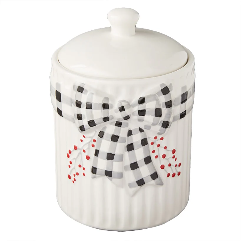 Plaid and Berries Kitchen Canister - Image 2