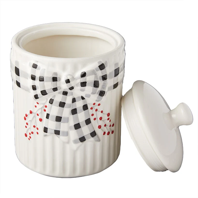 Plaid and Berries Kitchen Canister - Image 4