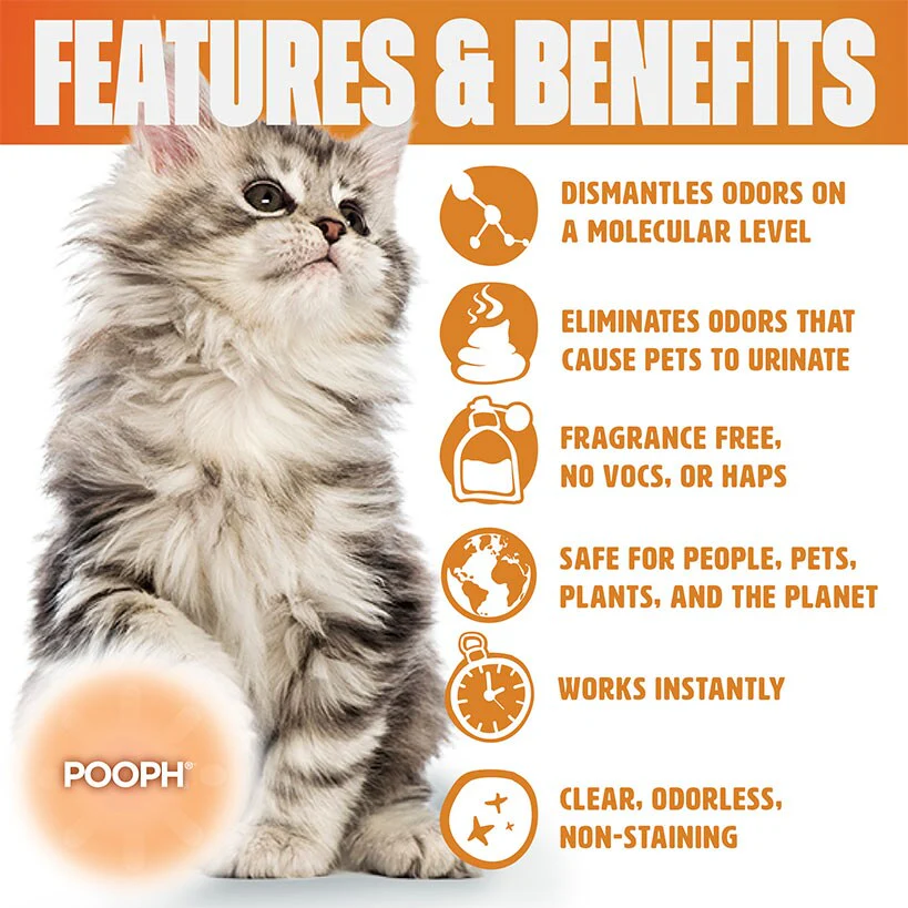 Pooph® Pet Odor And Stain Eliminator Or Kitty Spray Odor Eliminator - Image 8