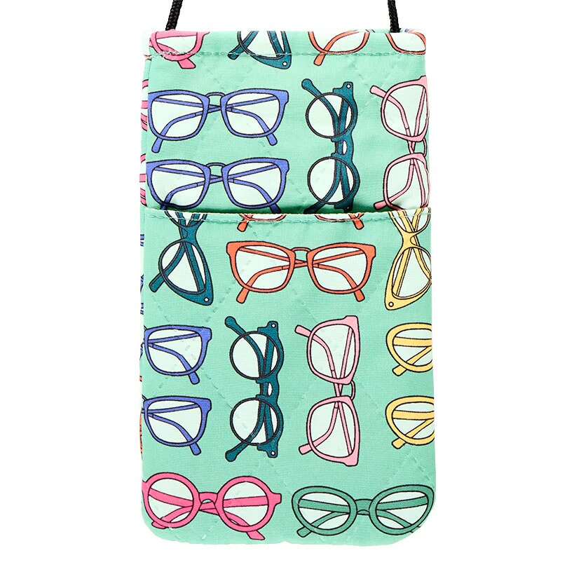 Quilted Glasses Case on a String - Image 4