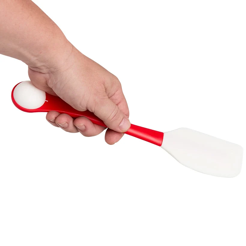 Red 2-in-1 Cookie Scoop & Spatula - Image 4