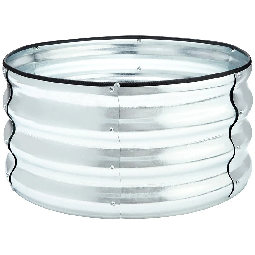 Round Galvanized Raised Garden Bed Kit - Image 2
