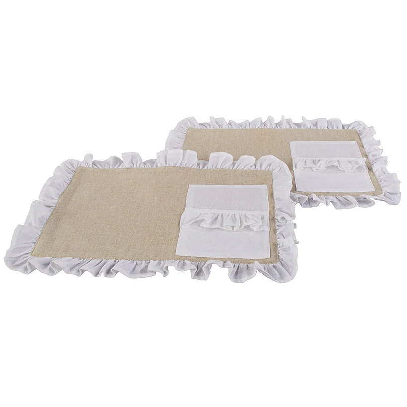 Ruffled Table Runner or Placemats - Image 3