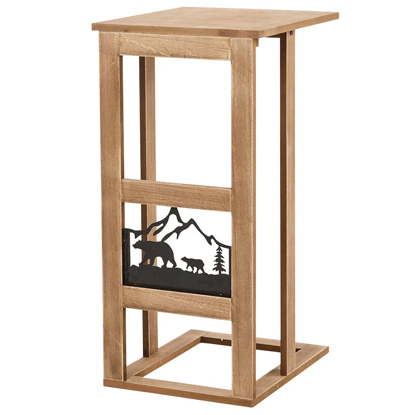 Rustic Lodge Style Side Sofa Table - Image 2
