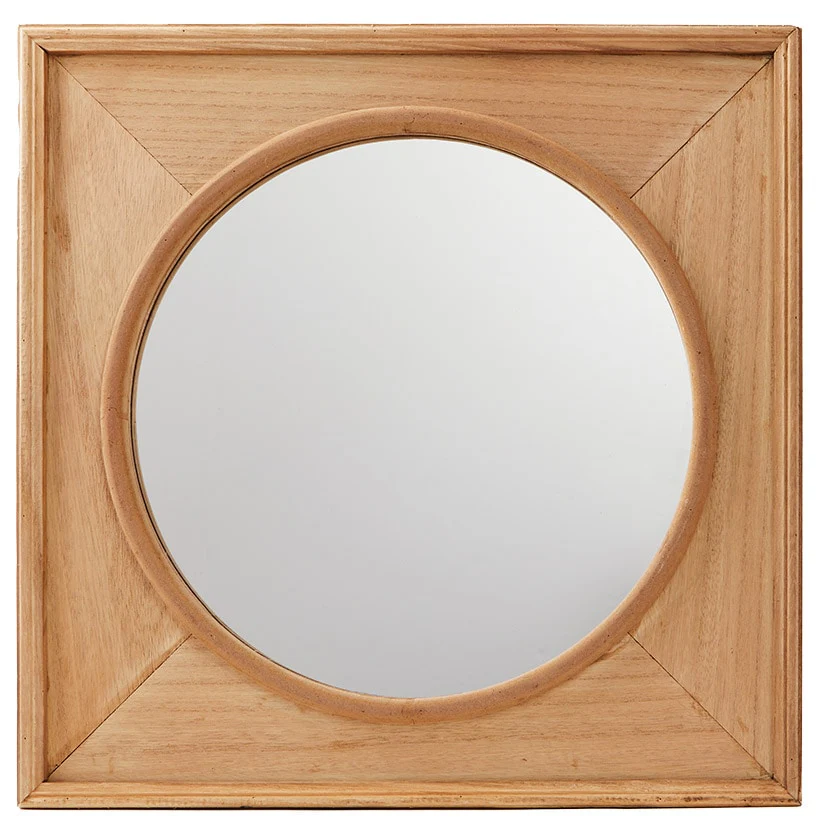 Rustic Square Framed Mirror - Image 2