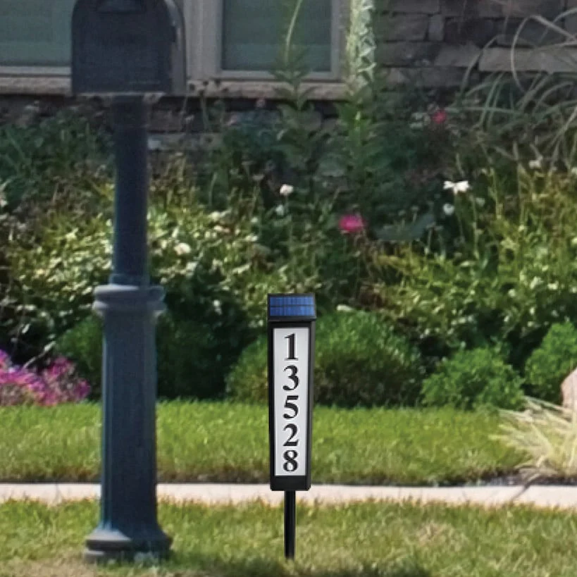 Sensor Brite® Solar Powered, Adjustable, House Address LED Light - Image 5