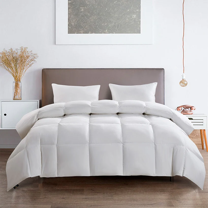 Serta All-Season 233-Thread Count Goose Feather and Down Fiber Comforter - Image 7