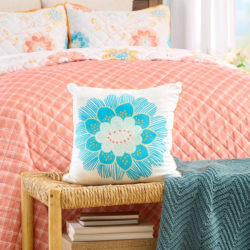 Shana Spring Floral Decorative Pillow - Image 2