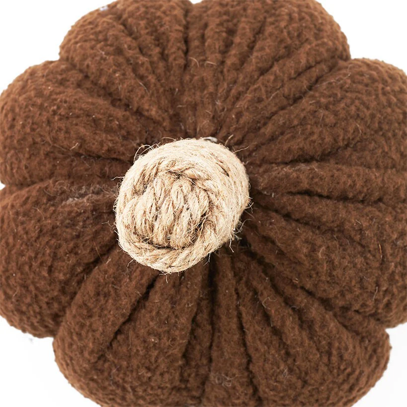 Sherpa Pumpkin-Shaped Accent Pillow - Image 3