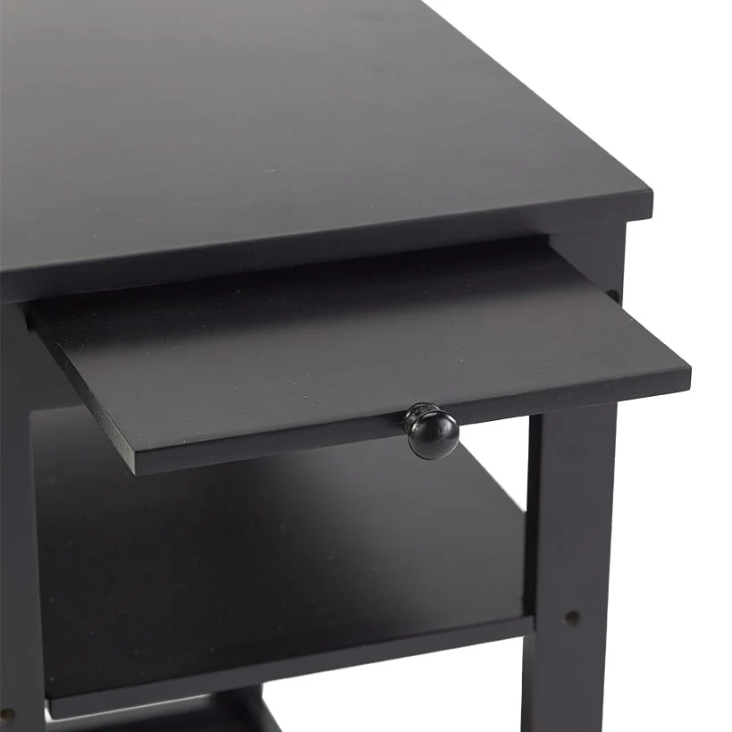 Side Table with Extension Shelf - Image 3