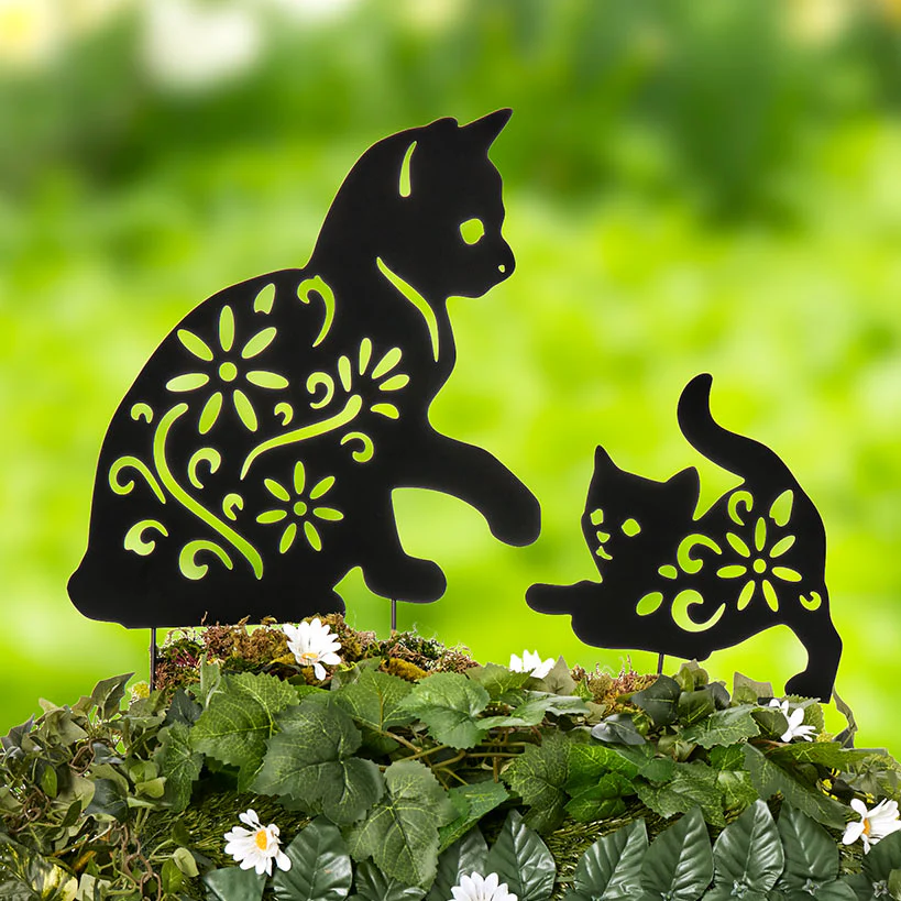 Silhouette Animal Stake Cat or Dog - Image 2