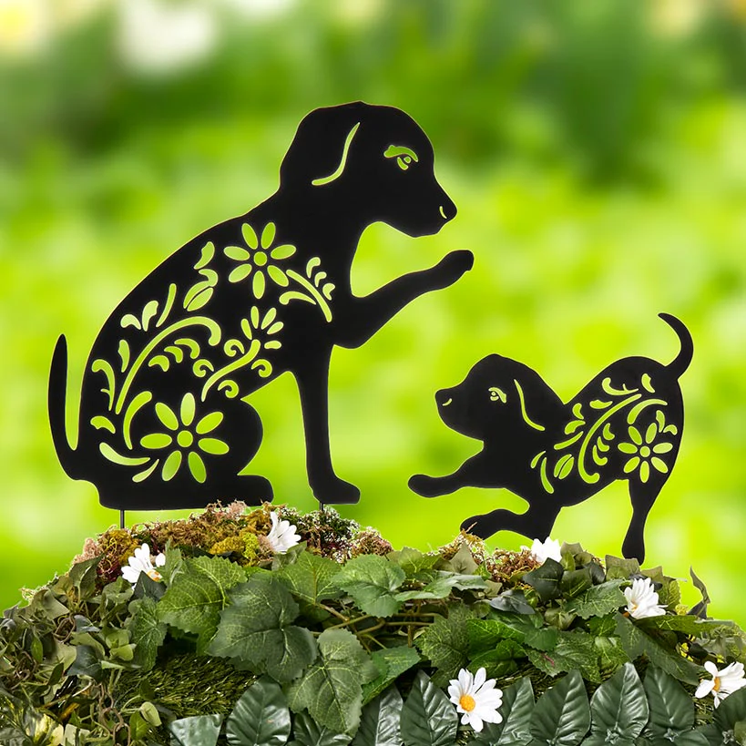Silhouette Animal Stake Cat or Dog - Image 3