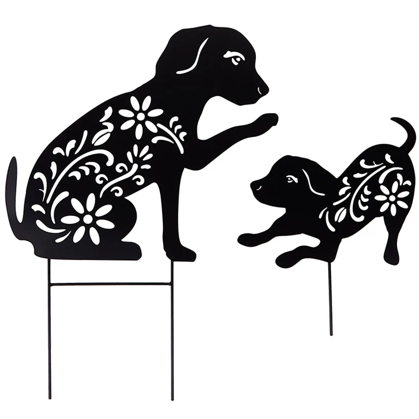 Silhouette Animal Stake Cat or Dog - Image 5