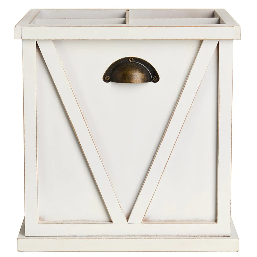 Silverware and Napkin Wood Caddy - Image 4