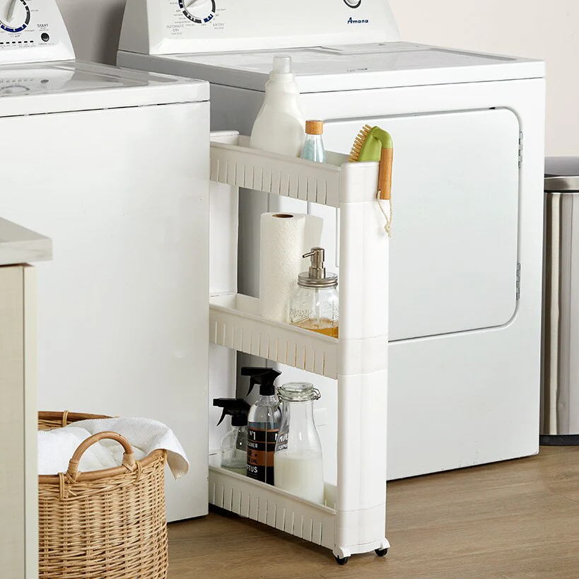 Slim Storage Cart with Wheels - 3-Tier - Image 3
