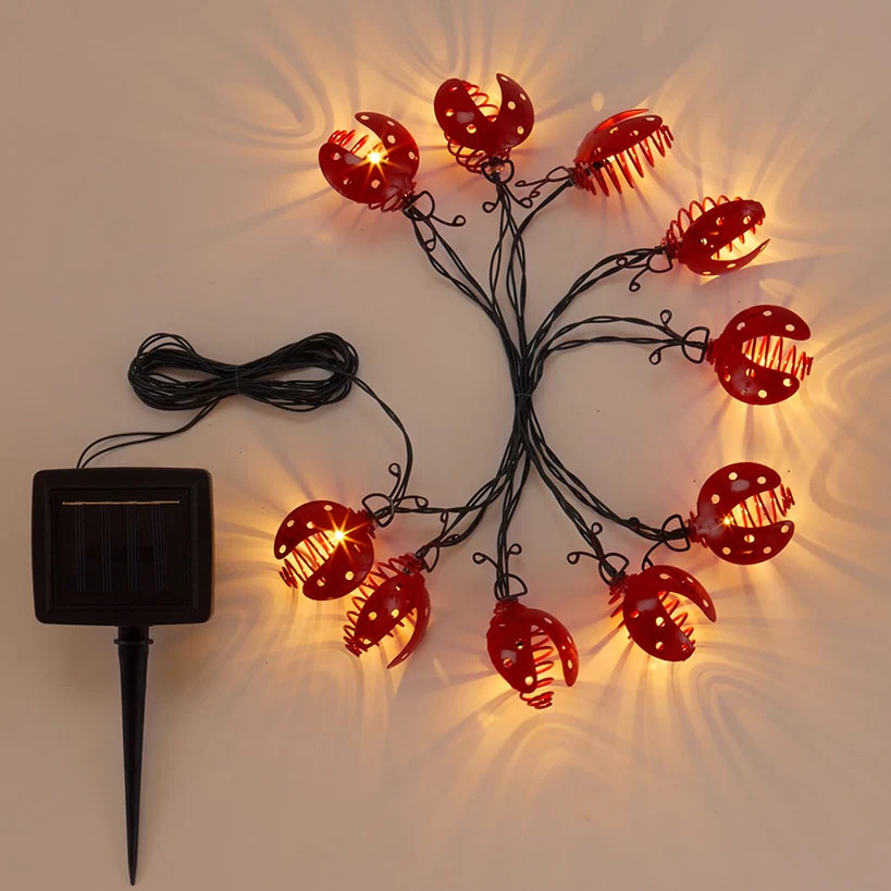 Solar Ladybug String Lights - Image 2