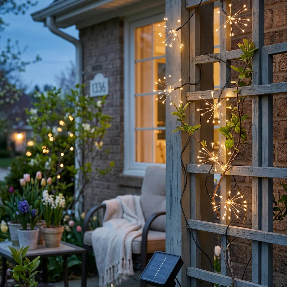 Solar Starburst String Lights With 8 Light Modes - Image 2