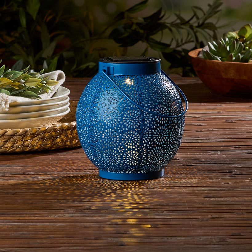 Solar Sunburst Shadow Cast Hanging Lantern - Image 7
