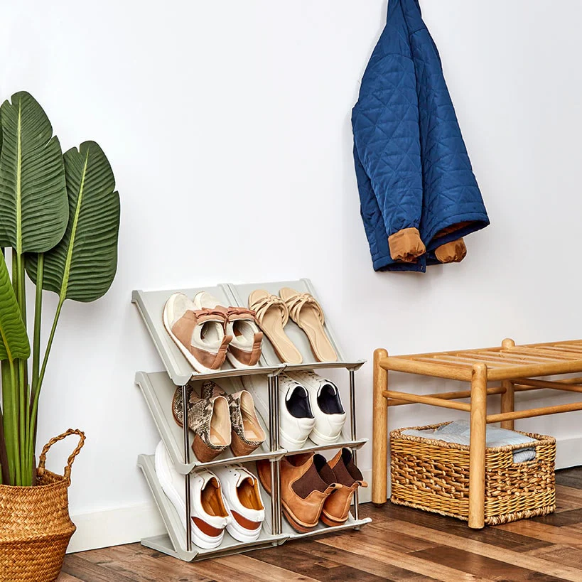 Stackable Modular Shoe Rack - 6-Pc. - Image 4