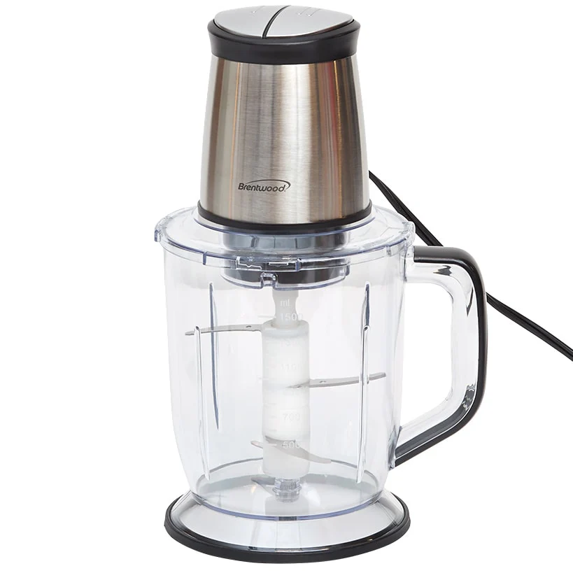 Stainless Steel Food Processor - 6.5-Cup