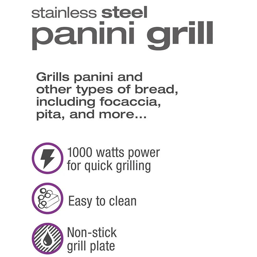 Stainless Steel Panini Grill - Image 8