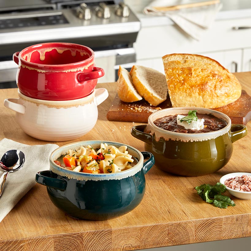 Stoneware Soup or Chili Bowls - Set of 2 - Image 3