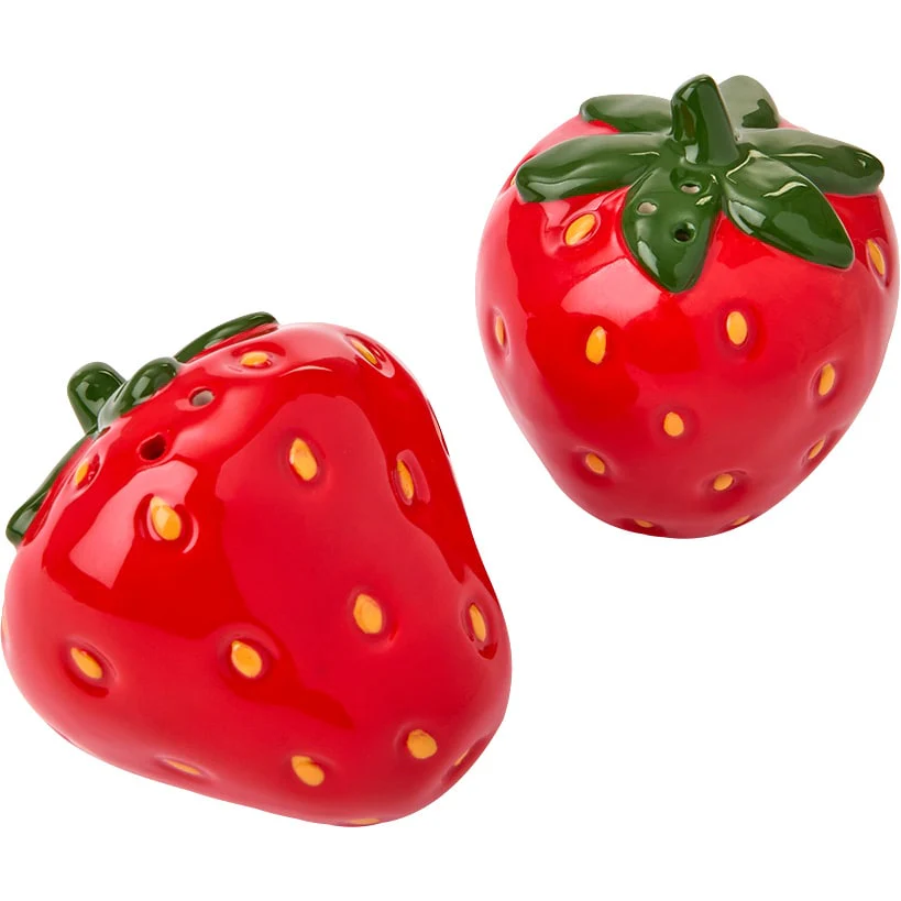 Strawberry Fields Decorative Salt and Pepper Shakers - Image 3