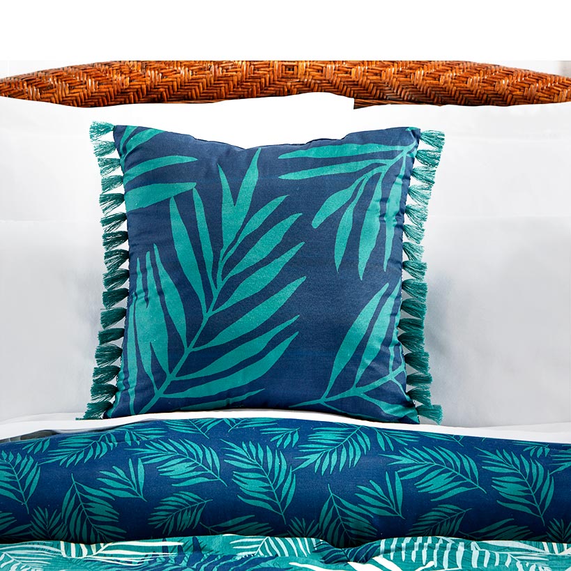 Summer Palm Reversible Comforter Set or Decorative Pillow - Image 4