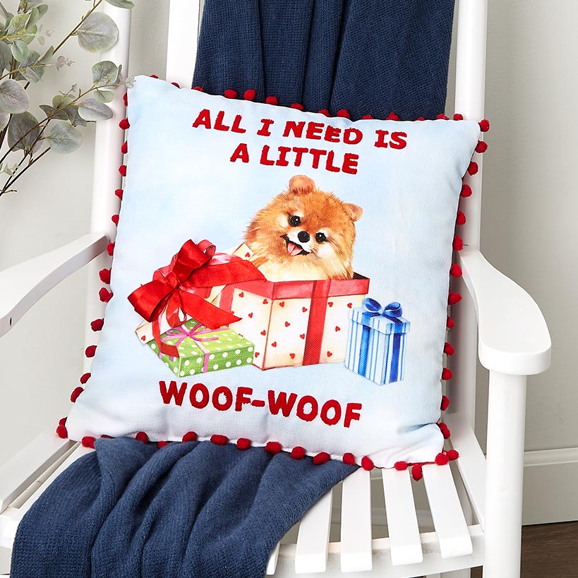 Summertime Pet Embroidered Decorative Pillow - Image 4