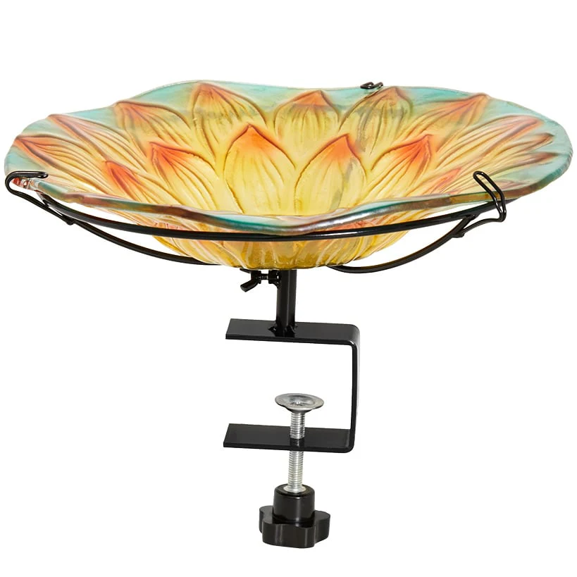 Sunflower Birdbath Or Feeder - Deck Mounted - Image 4