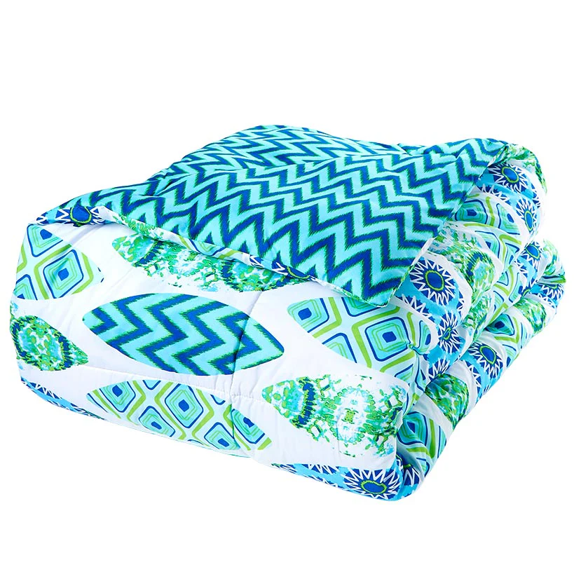 Surf's Up Reversible Queen or King Complete Comforter Set - Image 4