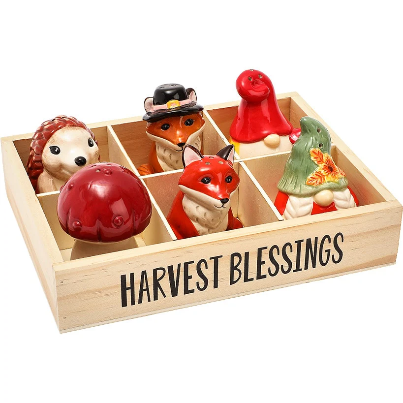 Thanksgiving Salt and Pepper Set 6 Pc. - Image 5