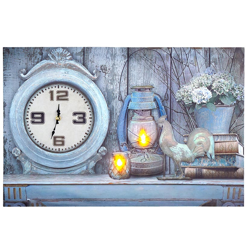 Themed Lighted Clock Wall Art - Image 5