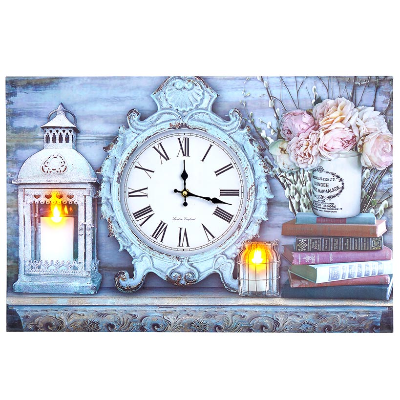 Themed Lighted Clock Wall Art - Image 7