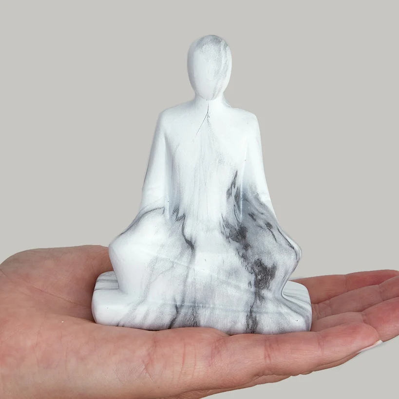 Tranquil and Calm Meditation Sculpture - Image 3