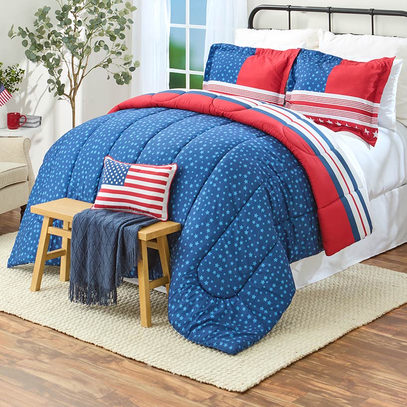 USA Striped Accent Pillow - Image 4