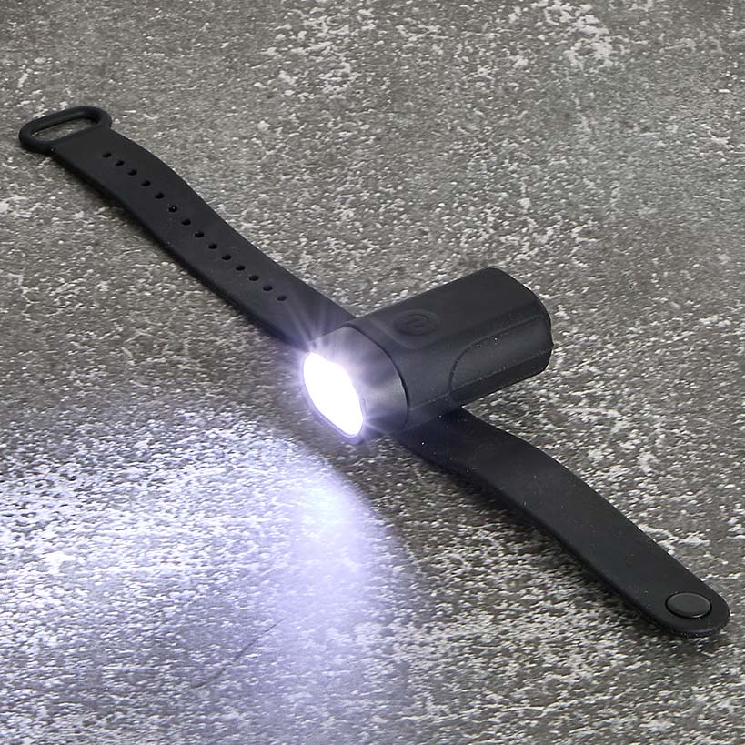 USB Rechargeable Waterproof Wristband Flashlight 2 LEDS 200 Lumens - Image 3