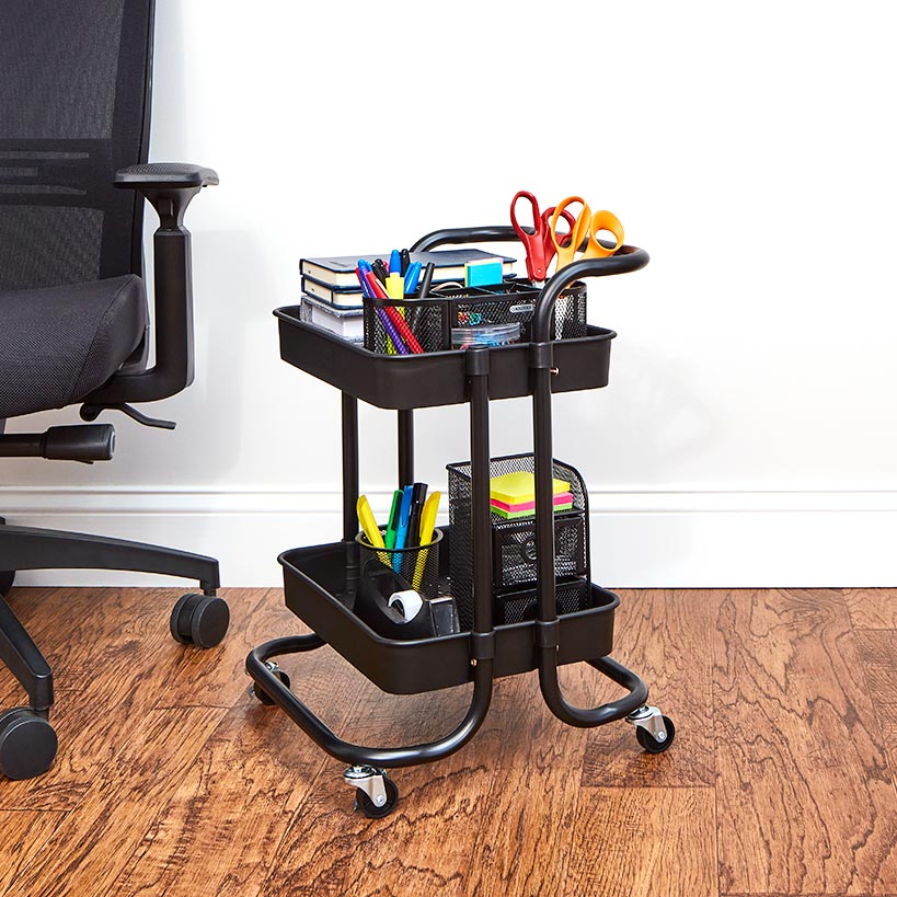 Utility Storage Cart with Wheels - Image 3