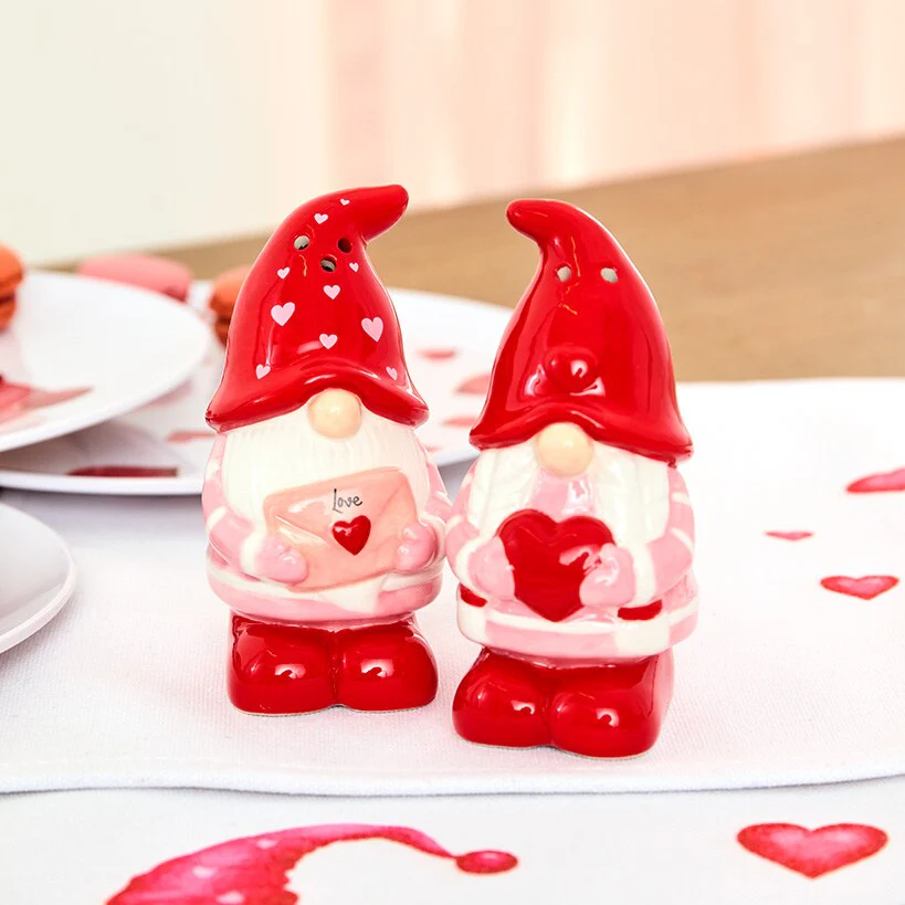 Valentine's Day Whimsical Gnome Printed Tabletop Collection - Image 2