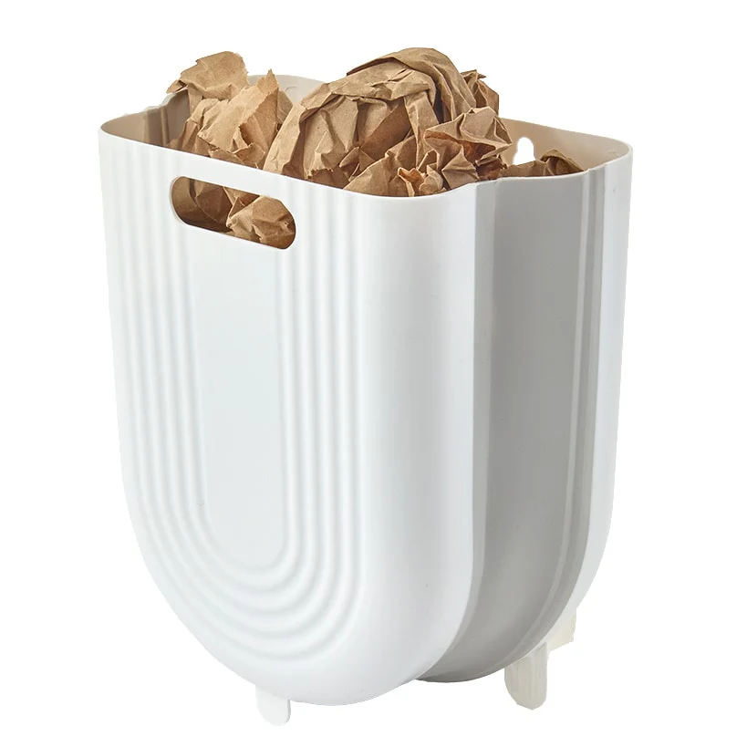 Wall-Mounted Trash Can Expandable Storage