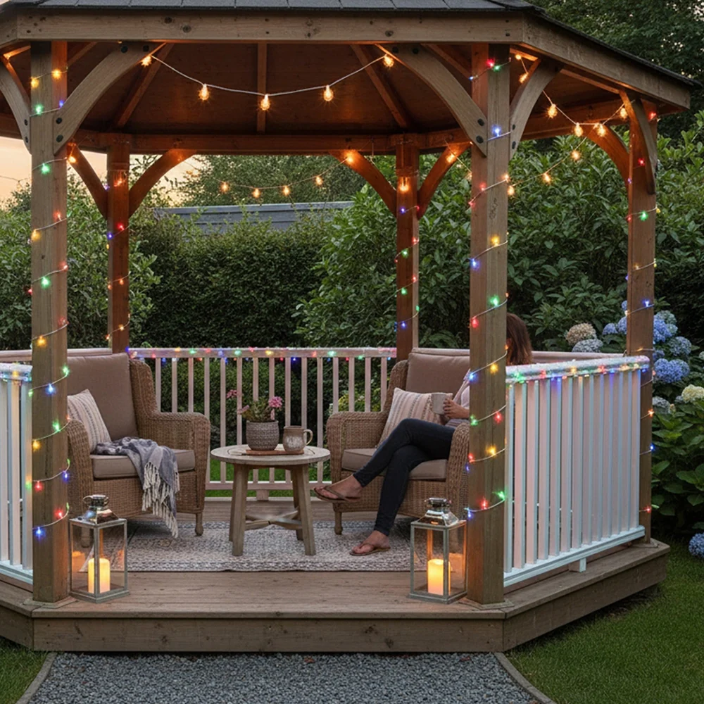 Waterproof Rope Lights With 8 Light Settings - 17 Ft - Image 2