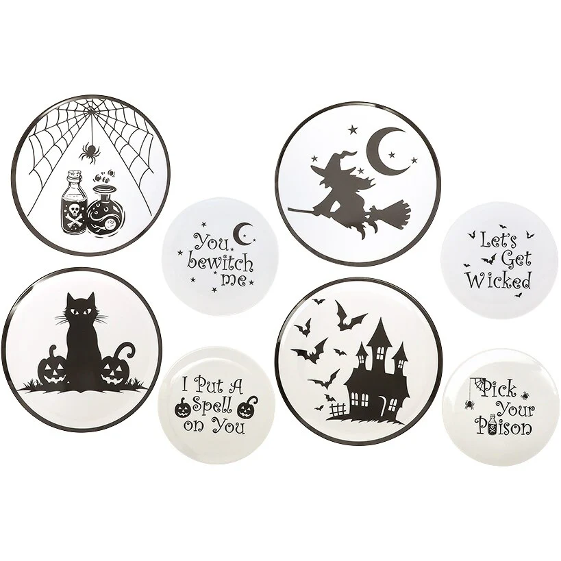 Whimsical Halloween Charger Plates- Set of 4 - Image 2