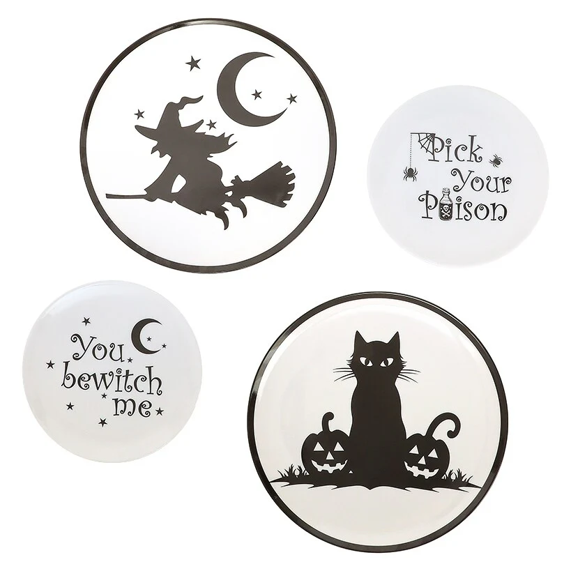Whimsical Halloween Charger Plates- Set of 4 - Image 3