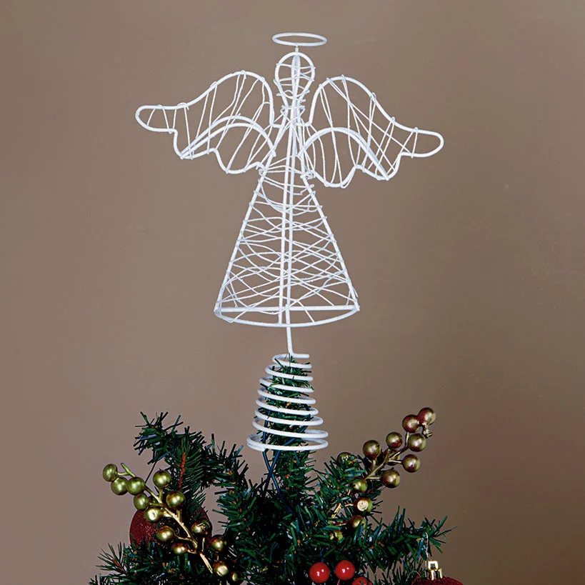 White Angel Tree Topper