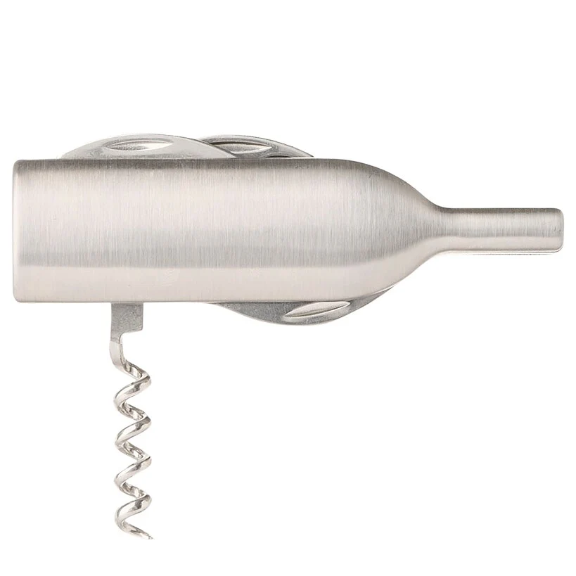 Wine Bottle Tool - Corkscrew, Cap Lifter, Magnifier, Knife, Cutter Blade - Image 3