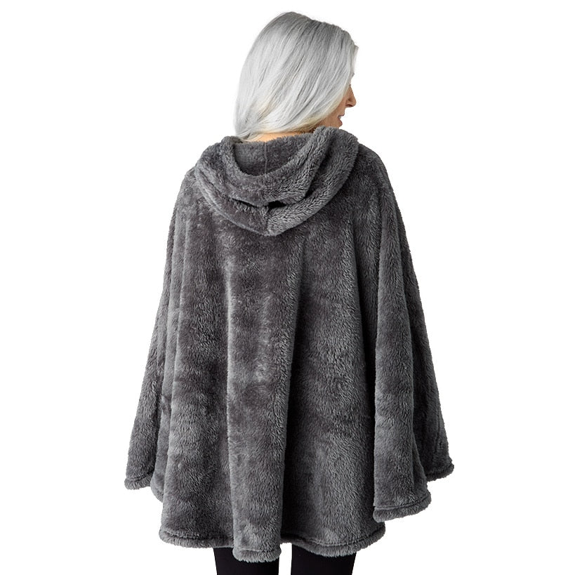Women's Comfy Cozy Weekend Poncho - Image 5