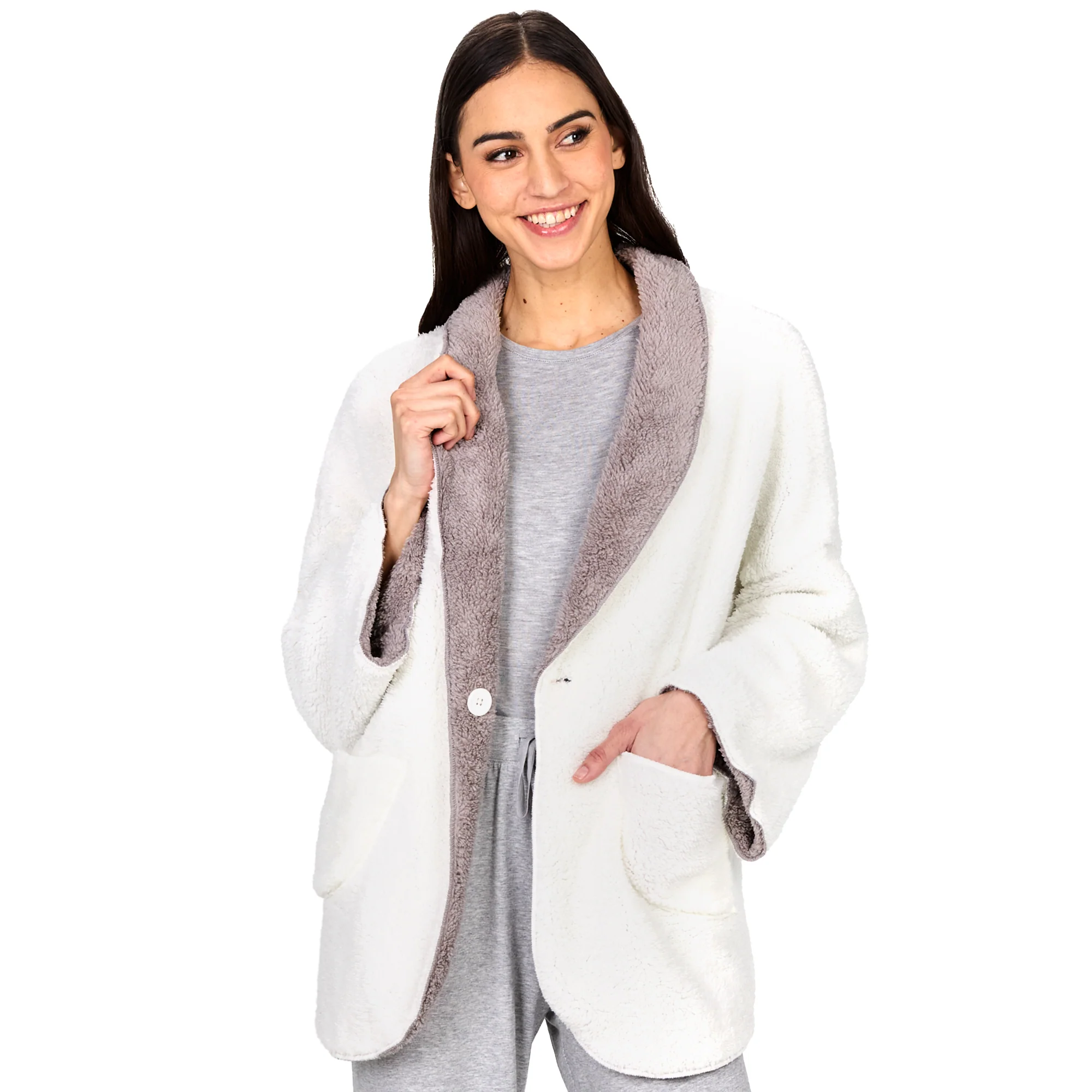 Women's Fleece Reversible Jacket - Image 23