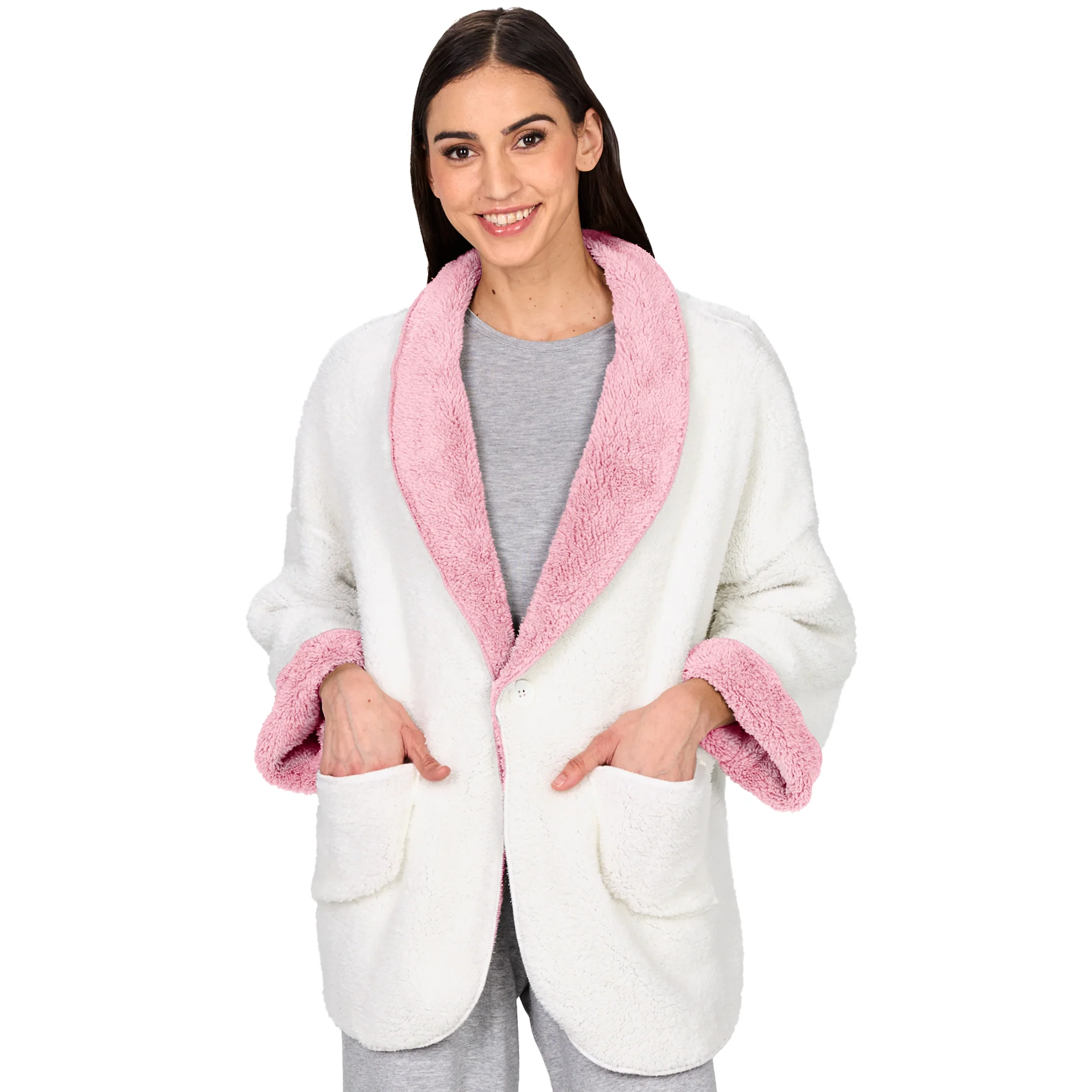 Women's Fleece Reversible Jacket - Image 28